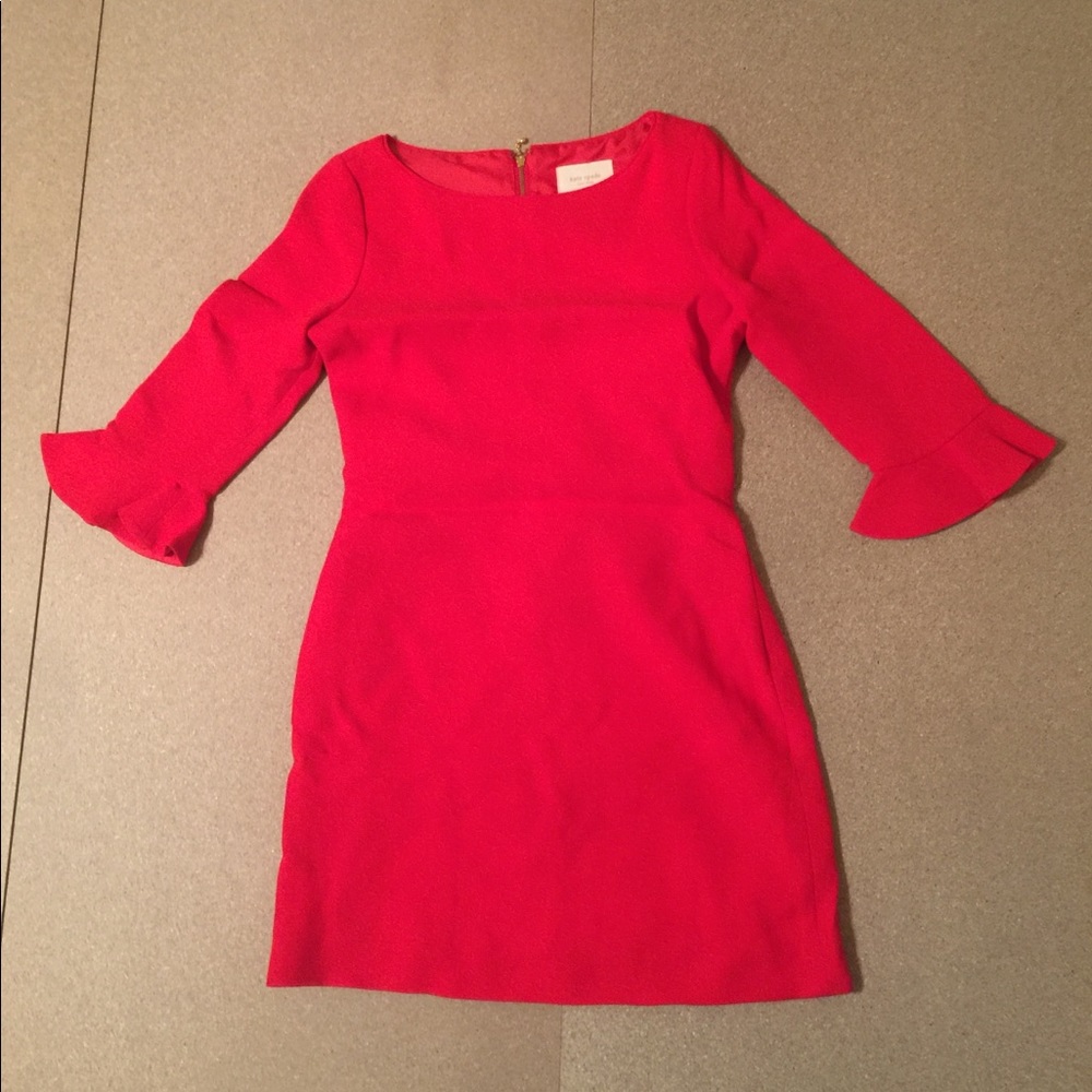 Kate Spade red dress size 0